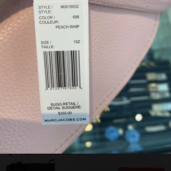 Marc Jacobs Groove Mini Messenger Bag Color: Peach Whip - Picture 9 of 10